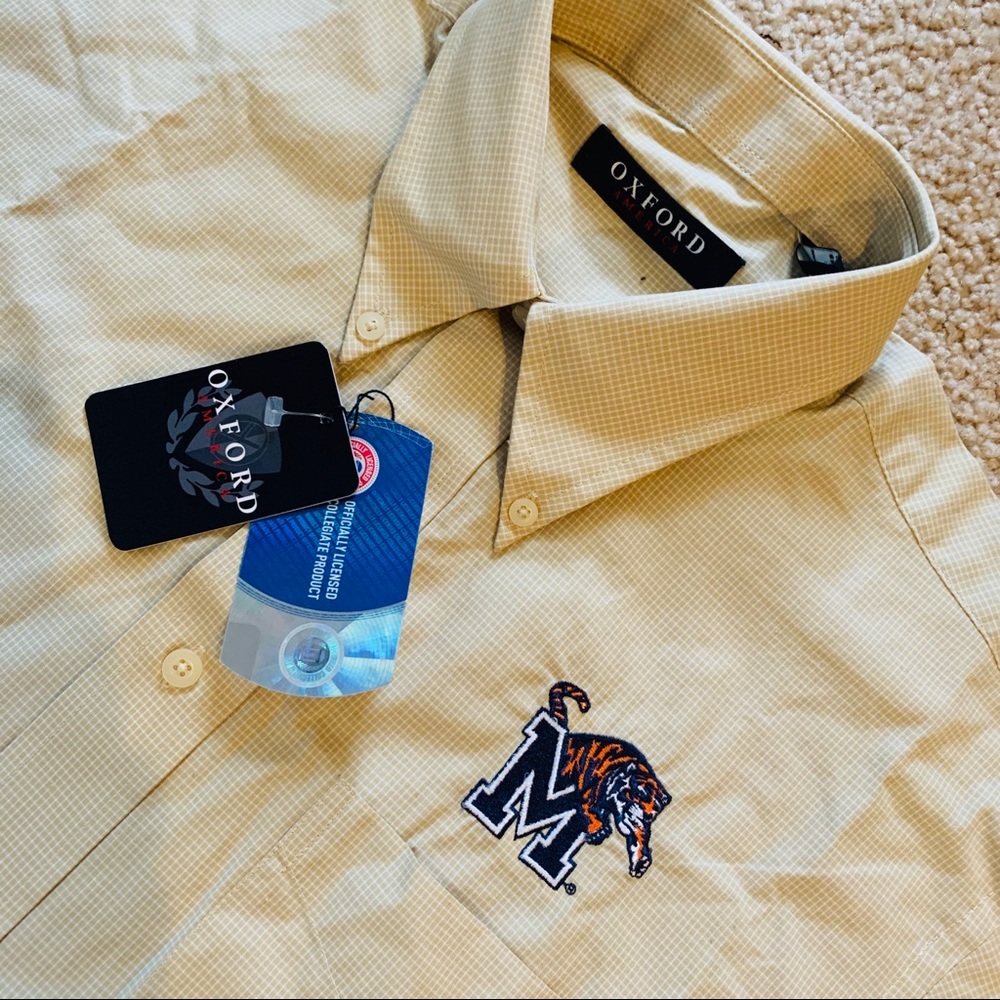Men’s long sleeve Memphis button down